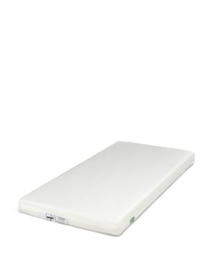 Mamas & Papas Premium Dual Core Cotbed Mattress - White, White