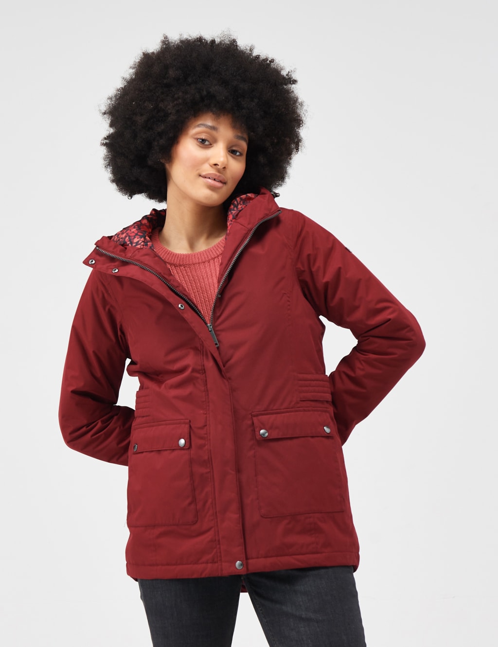 Women's red coats and jackets new arrivals