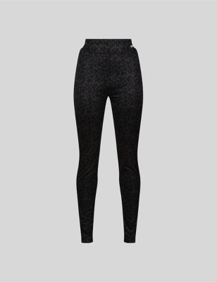 Lilybod Women's Black Stripe Activewear Leggings Size Small S Gym