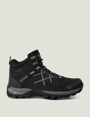 Regatta Men's Samaris III Waterproof Walking Boots - 8 - Black, Black