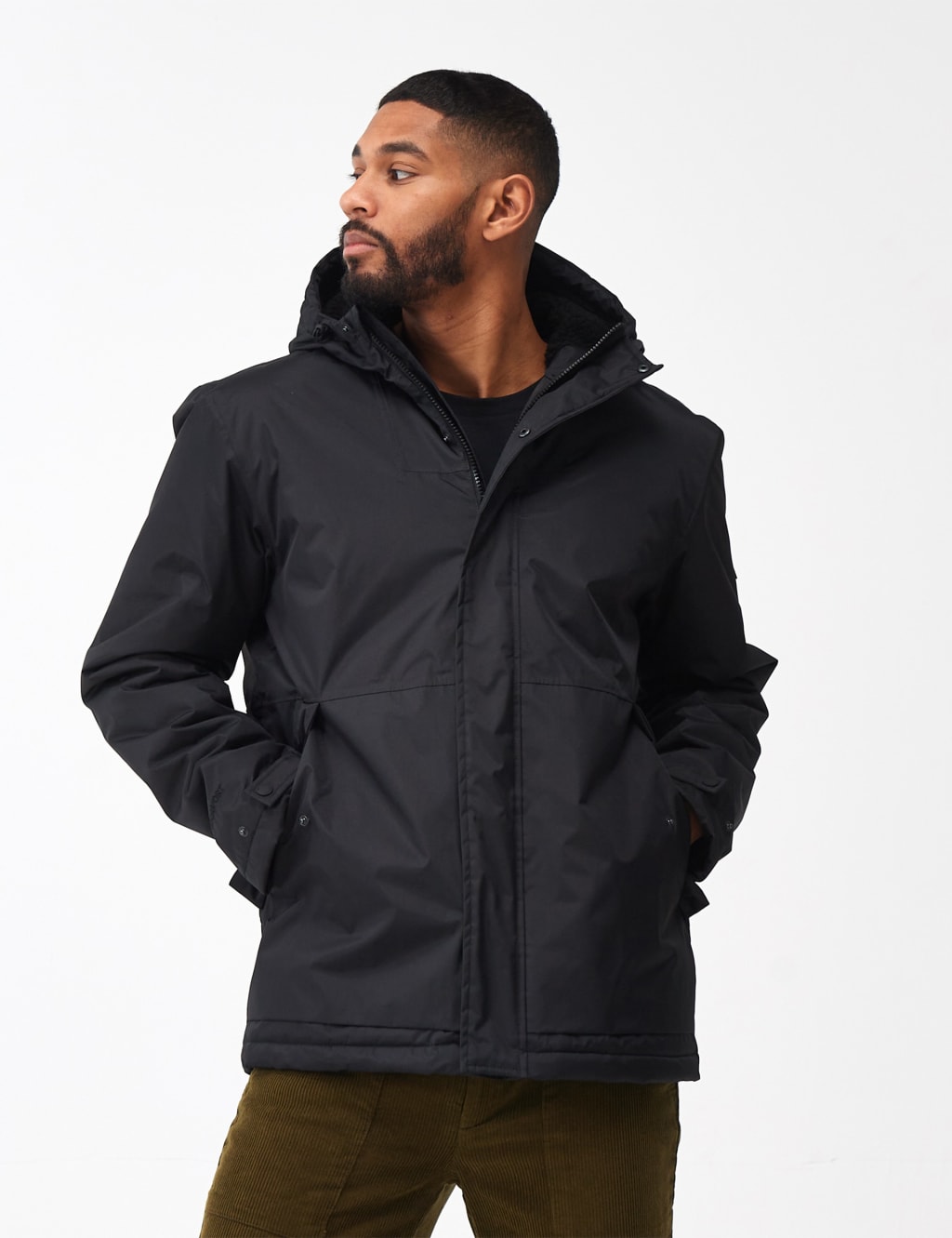 Black discount anorak mens