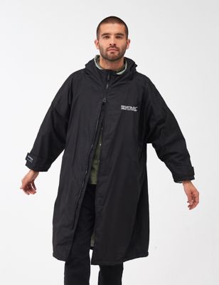 Regatta Waterproof Unisex Changing Robe - M-L - Black, Black