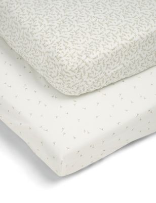 Mamas & Papas Welcome To The World Cotbed Fitted Sheet - Multi, Multi