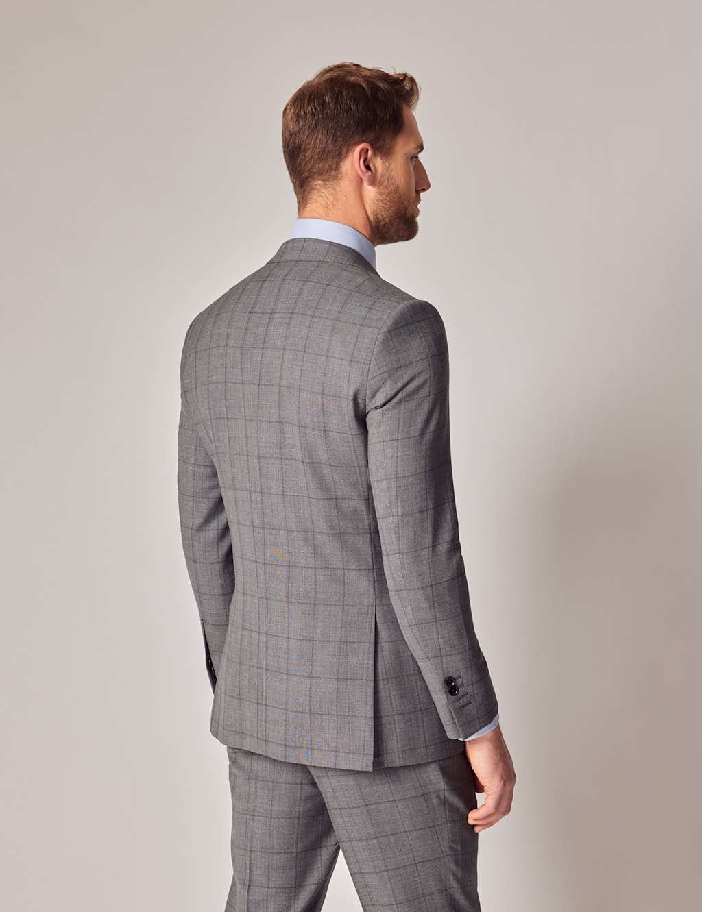 Slim Fit Pure Wool Check Suit Jacket image 3
