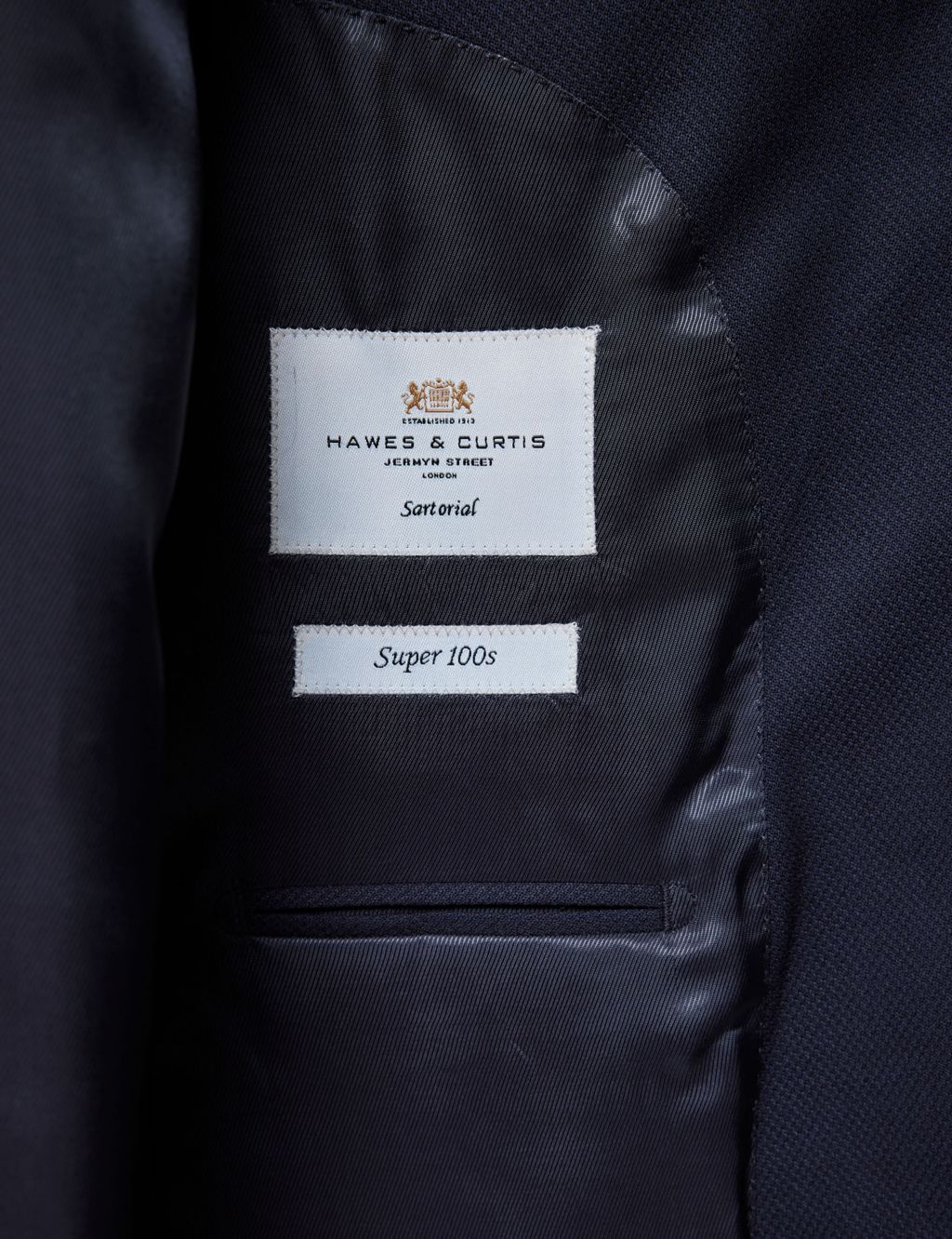 Slim Fit Pure Wool Textured Suit Jacket image 8