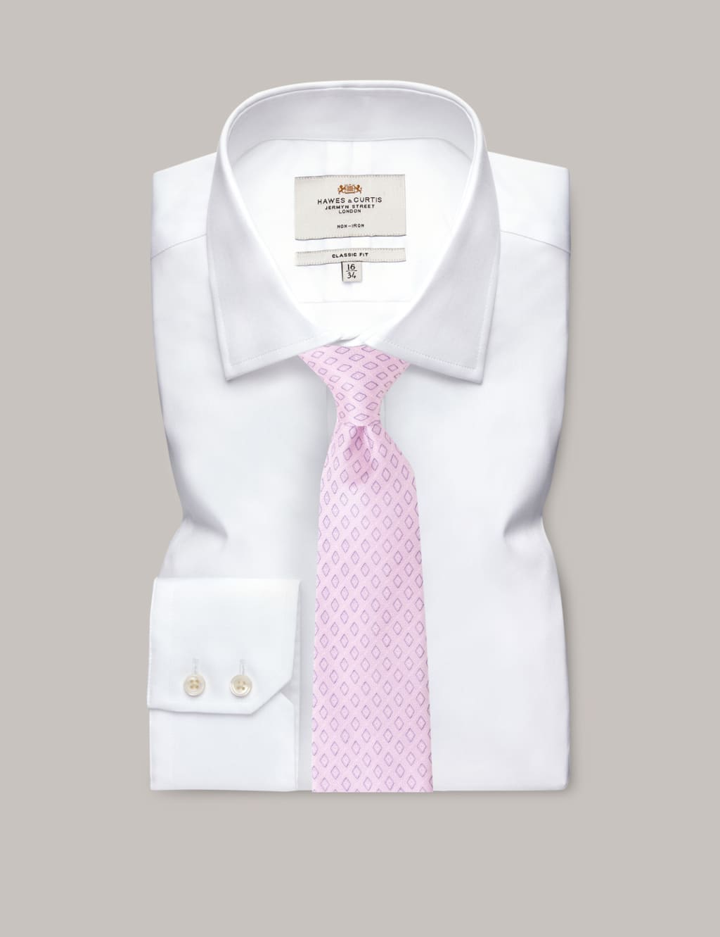 Geometric Pure Silk Tie image 2