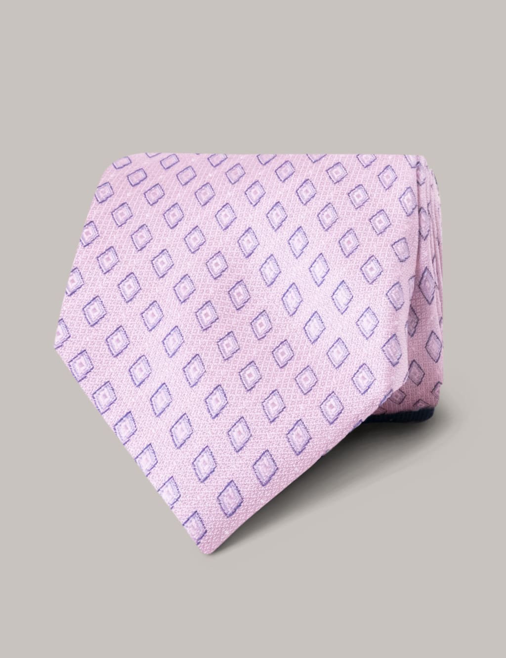 Geometric Pure Silk Tie image 1