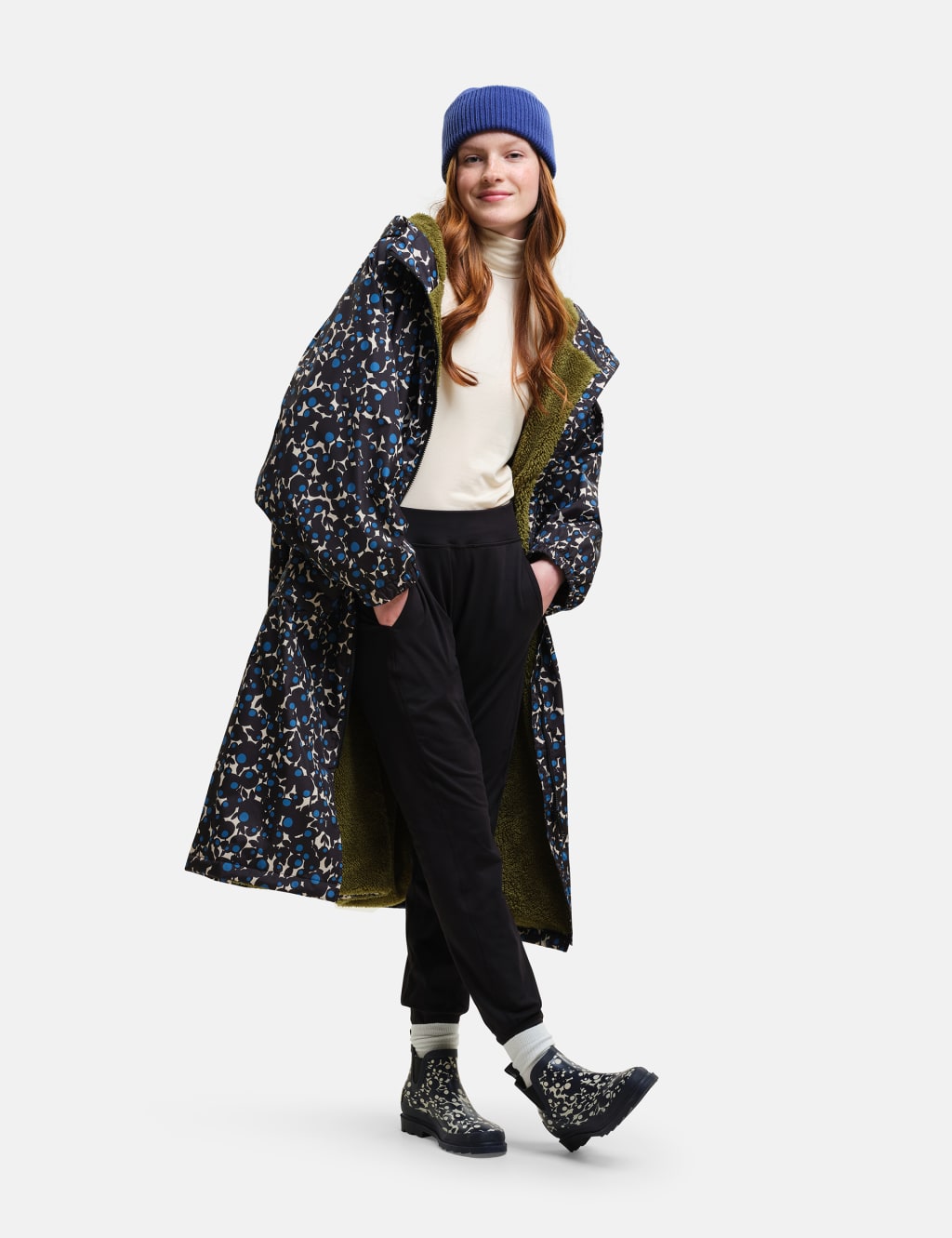 Orla Kiely Waterproof Printed Parka Coat image 1