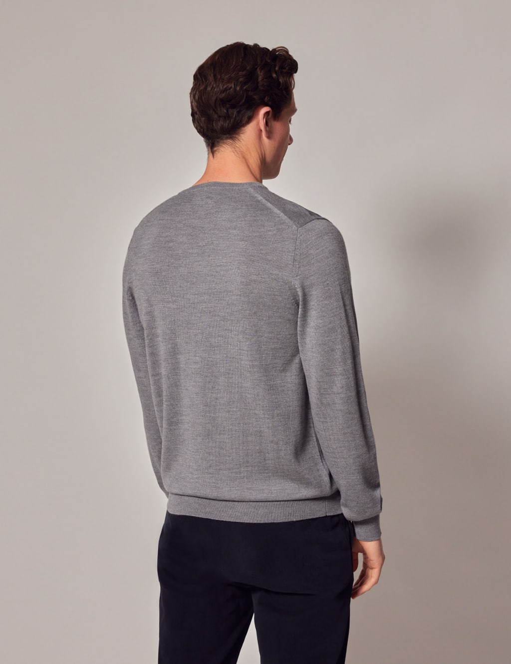 Pure Merino Wool Crew Neck Jumper image 3