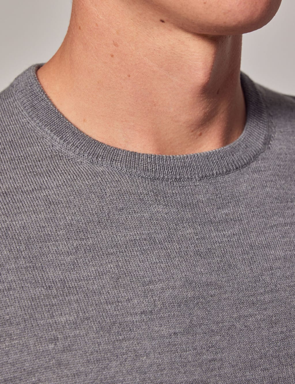 Pure Merino Wool Crew Neck Jumper image 5