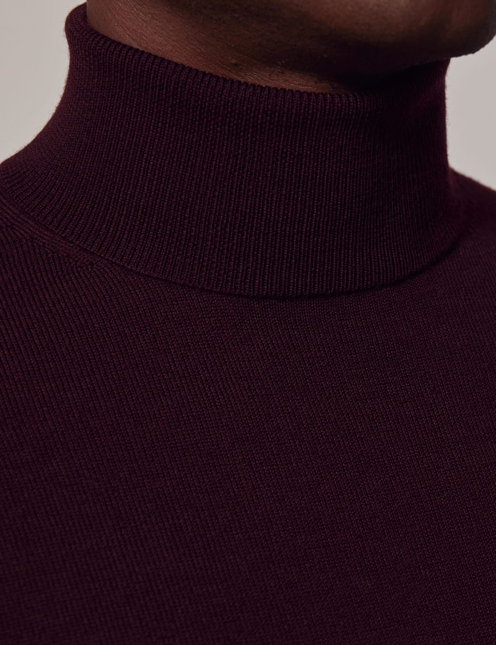 Pure Merino Wool Roll Neck Jumper image 5