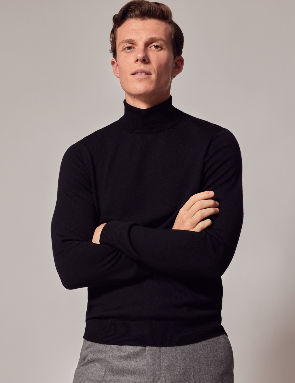 Pure Merino Wool Roll Neck Jumper image 5