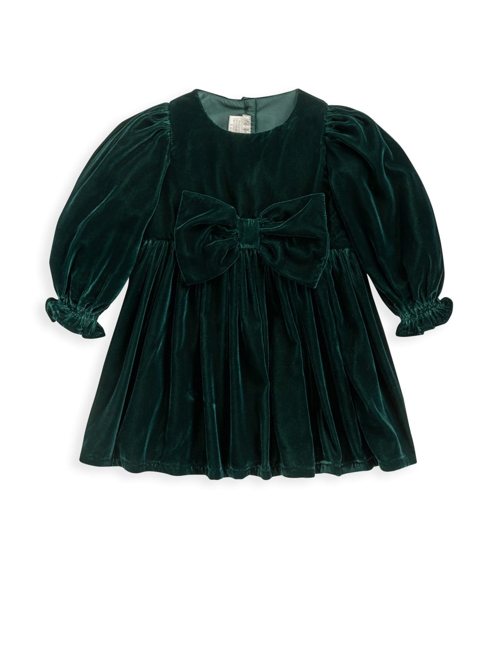 Velvet Bow Dress (0-3 Yrs) image 2
