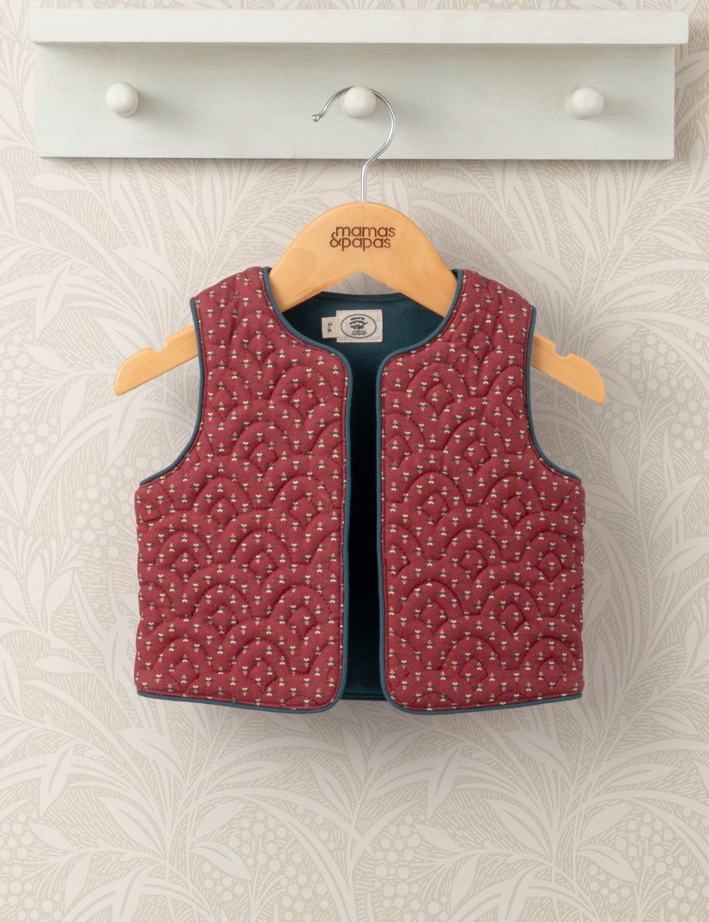 Laura Ashley Quilted Waistcoat (0-2 Yrs) image 2