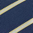 Striped Pure Silk Tie - yellowmix