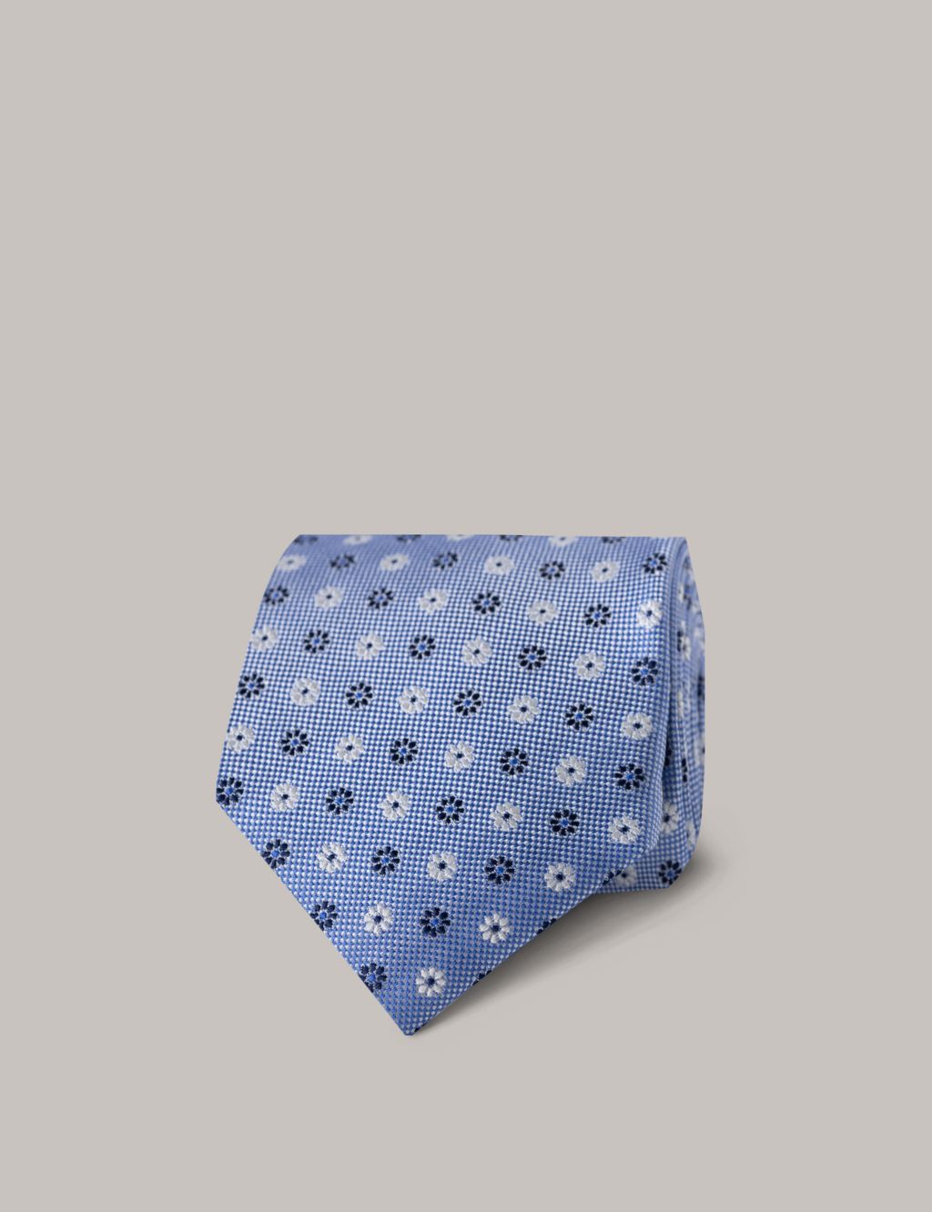 Geometric Pure Silk Tie