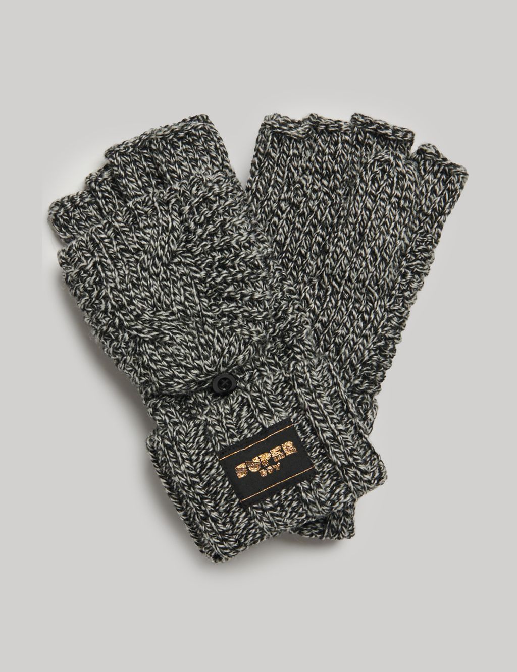 Knitted Cable Gloves with Wool image 2