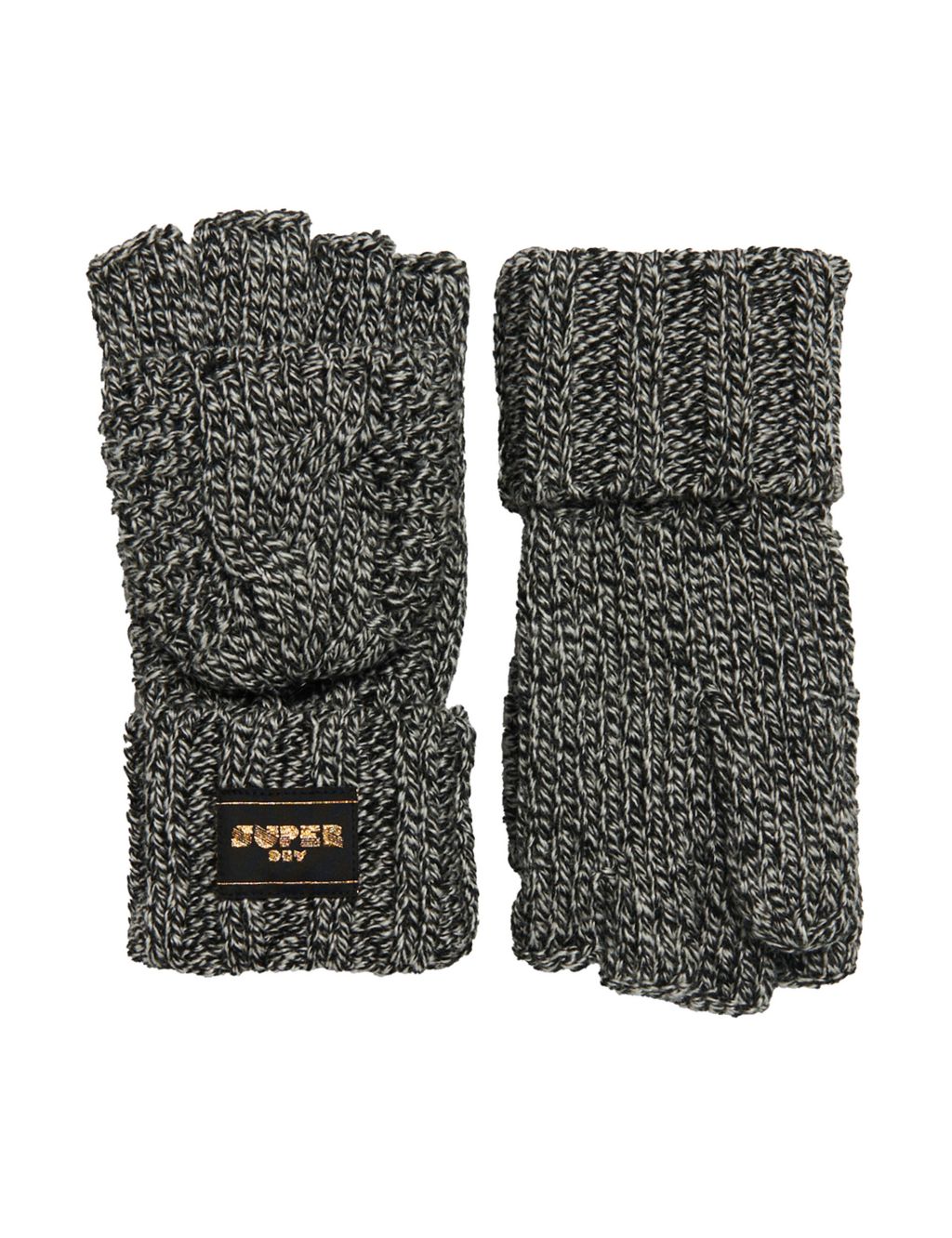 Knitted Cable Gloves with Wool image 4
