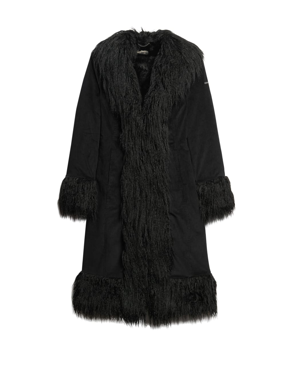 Faux Fur Lined Longline Coat image 2