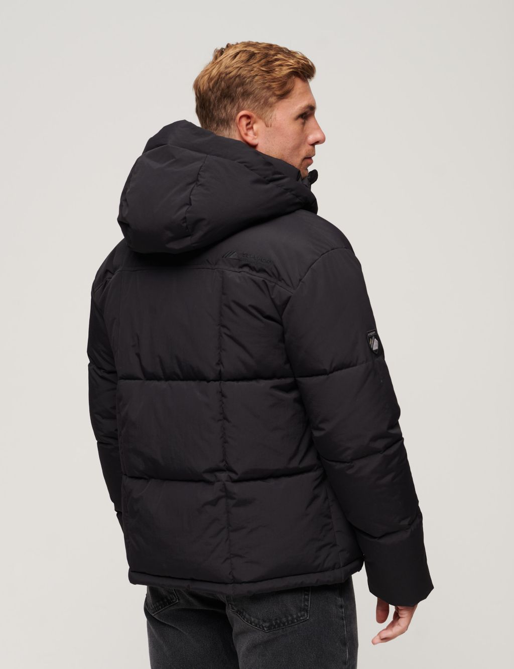 Hooded Quilted Padded Puffer Jacket image 4