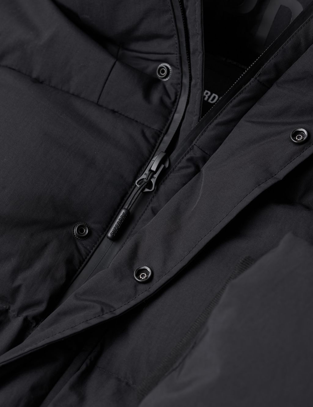 Hooded Quilted Padded Puffer Jacket image 5