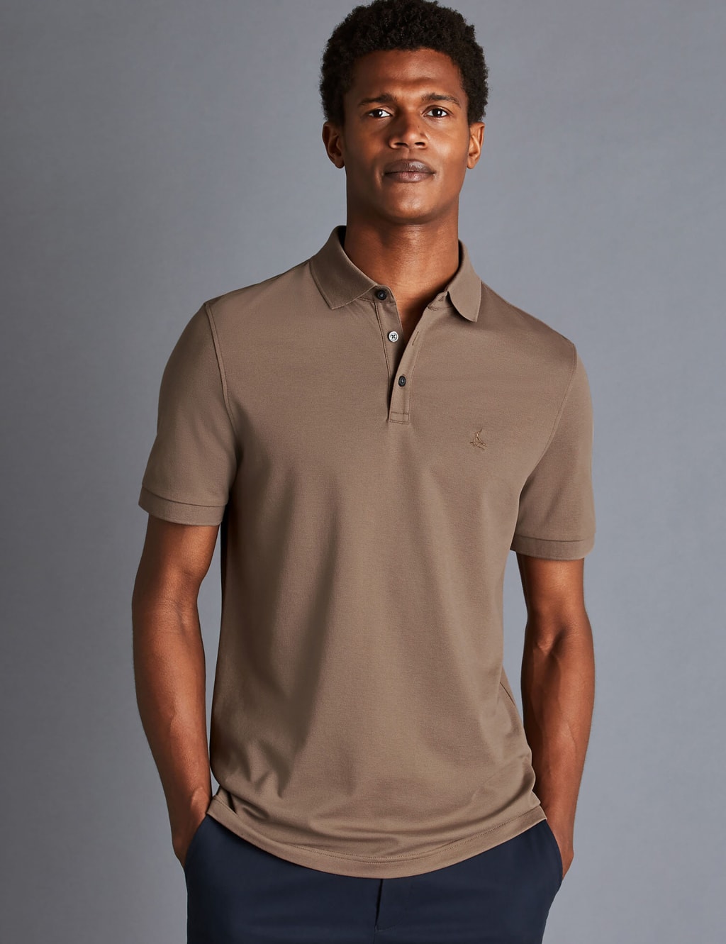 Men s Brown Polo Shirts M S