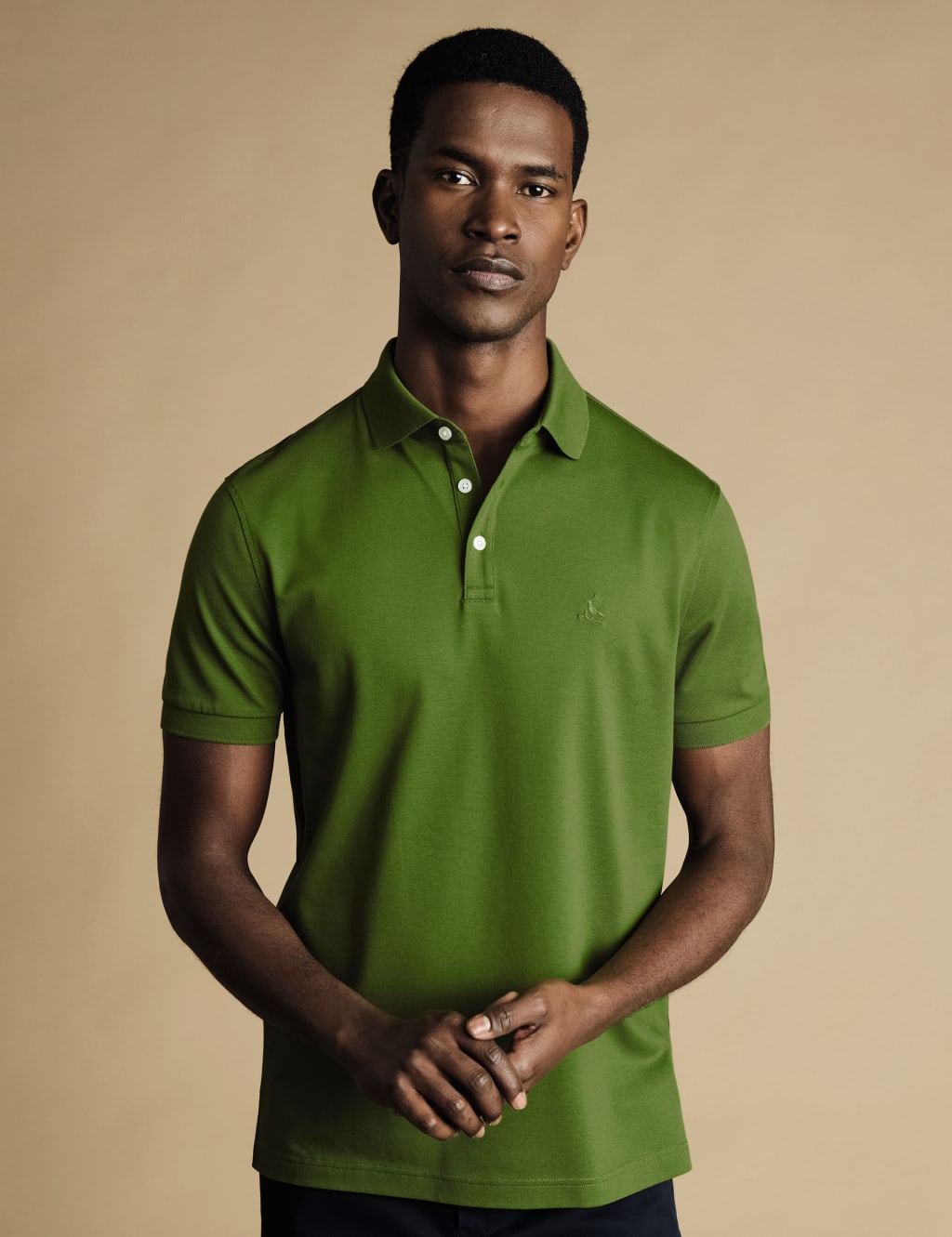 Dark green polo shirt deals