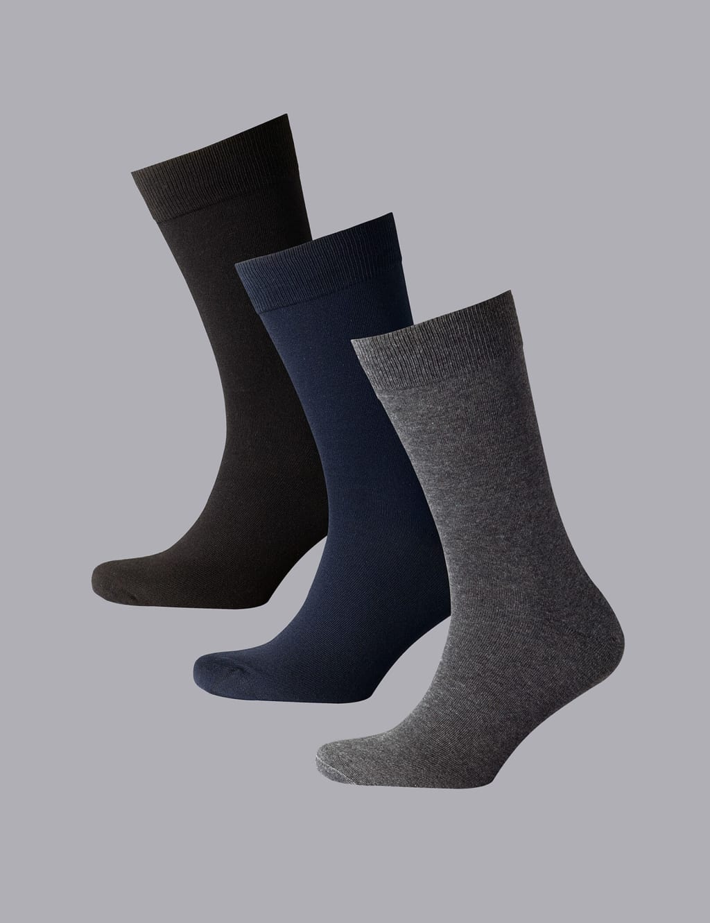 3pk Cotton Rich Socks