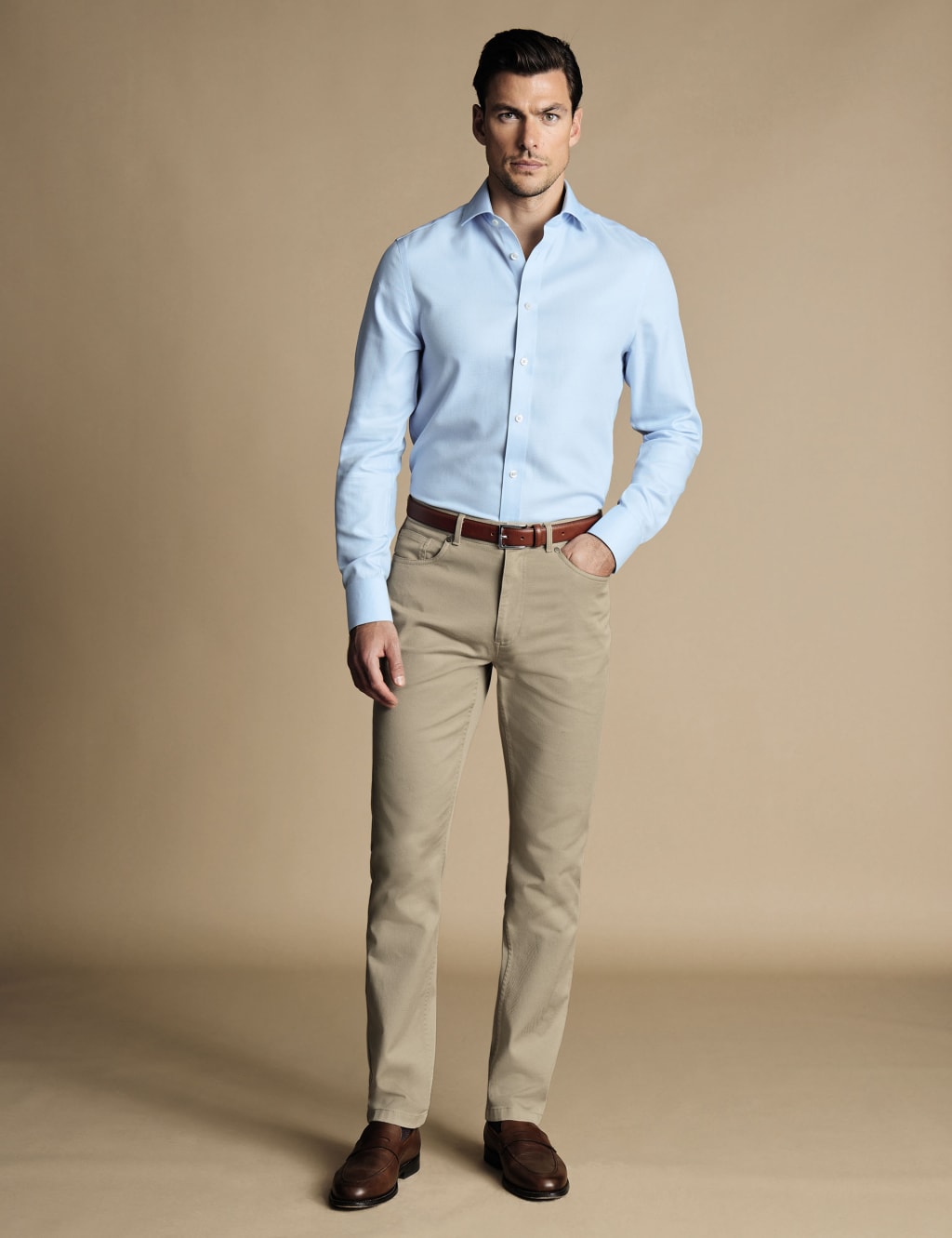 Cream colour jeans pant on sale
