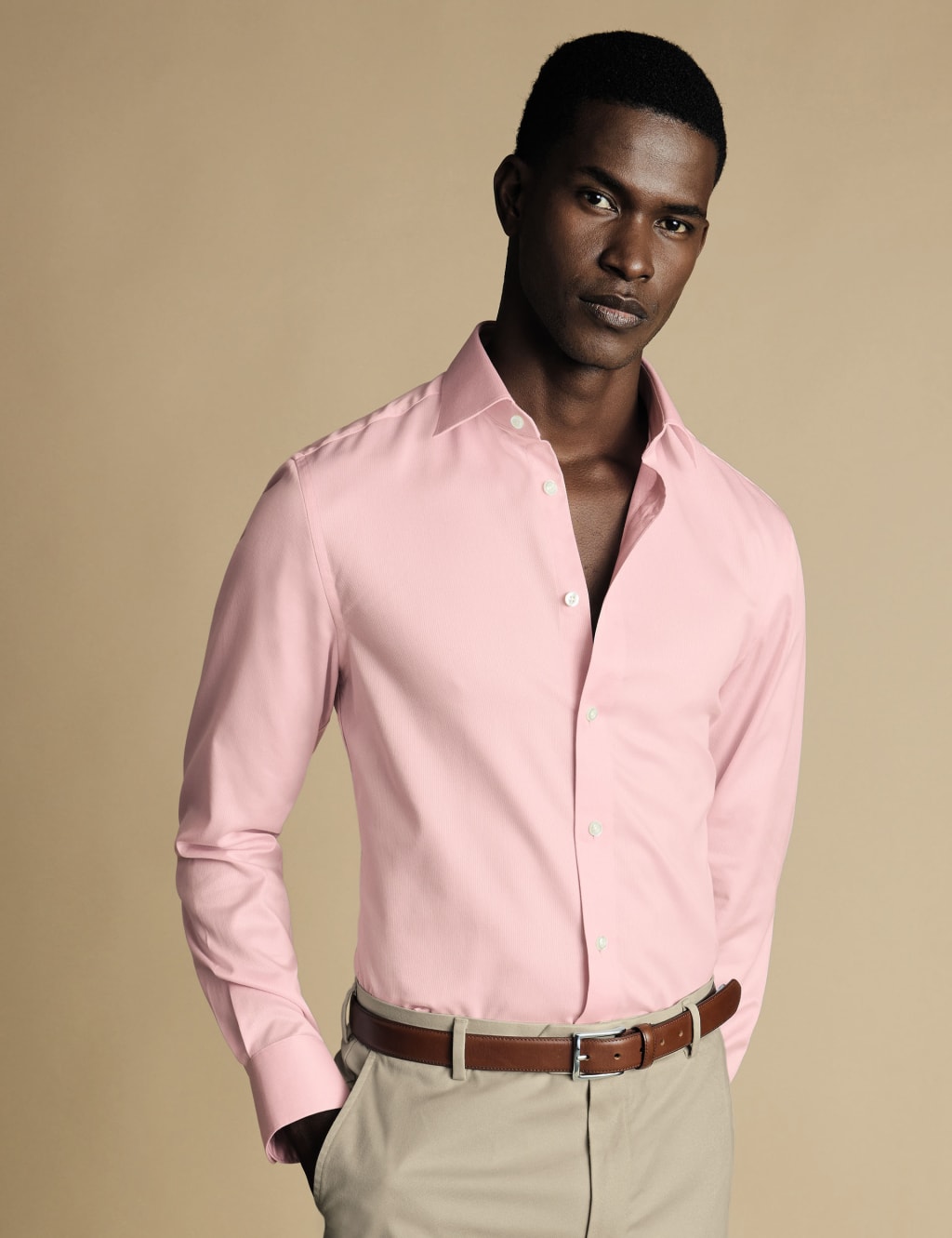Men s Pink Formal Shirts M S