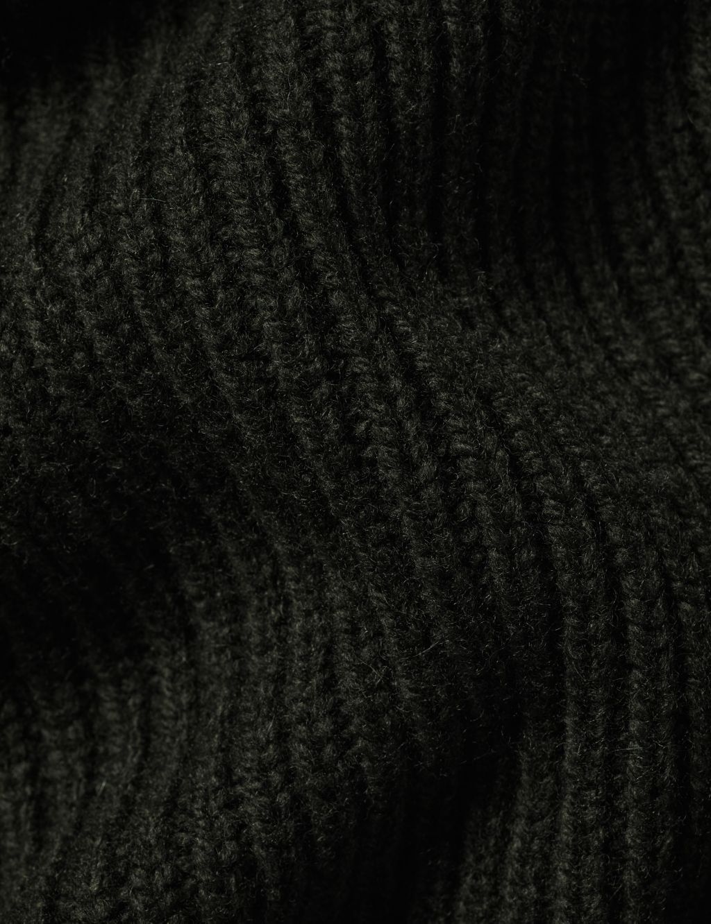 Pure Merino Wool Rib Shawl Collar Cardigan image 5