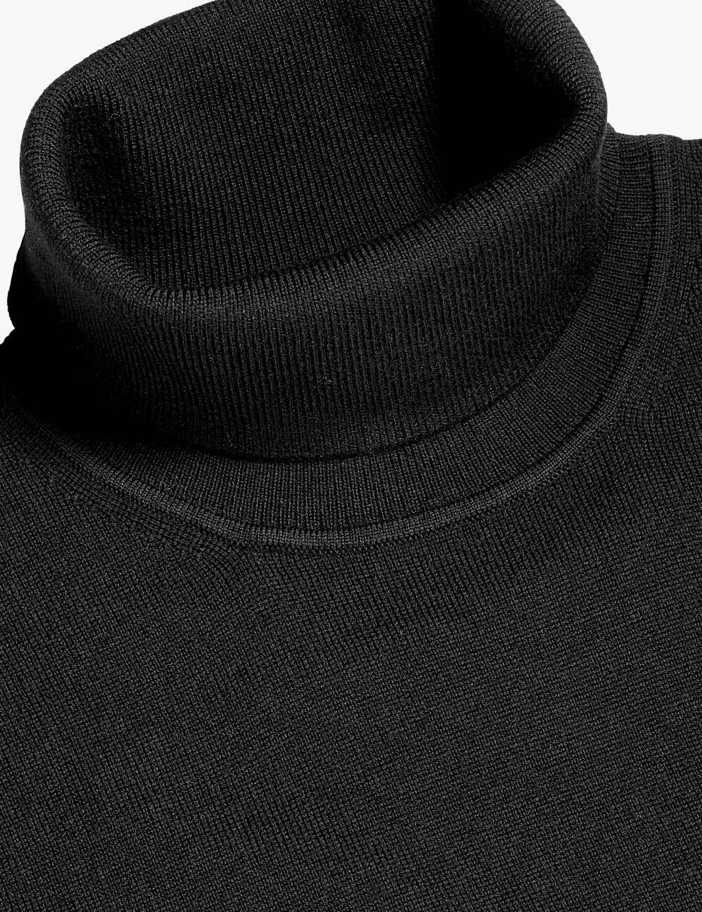Pure Merino Wool Roll Neck Jumper image 4