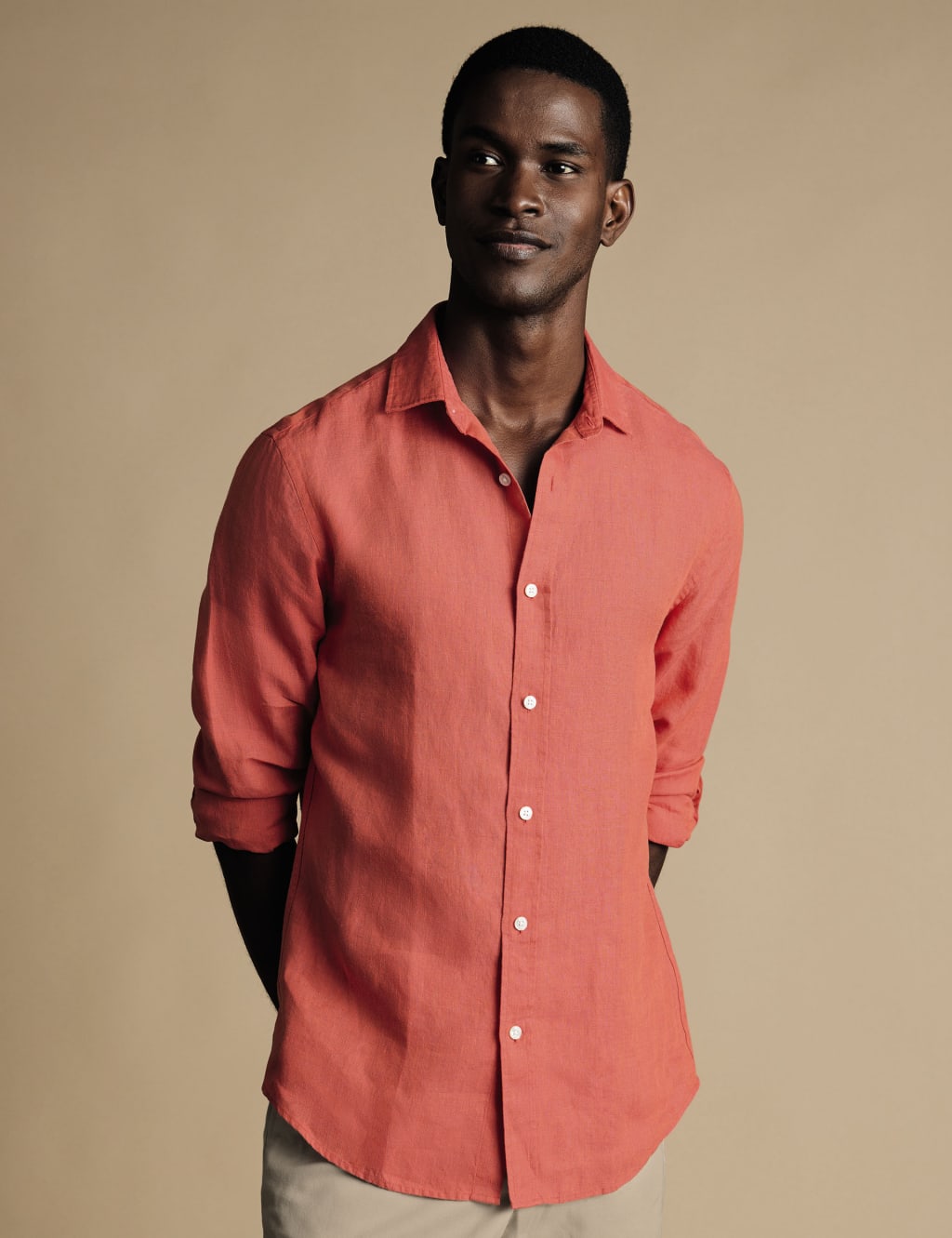 Men s Slim Fit Casual Shirts M S