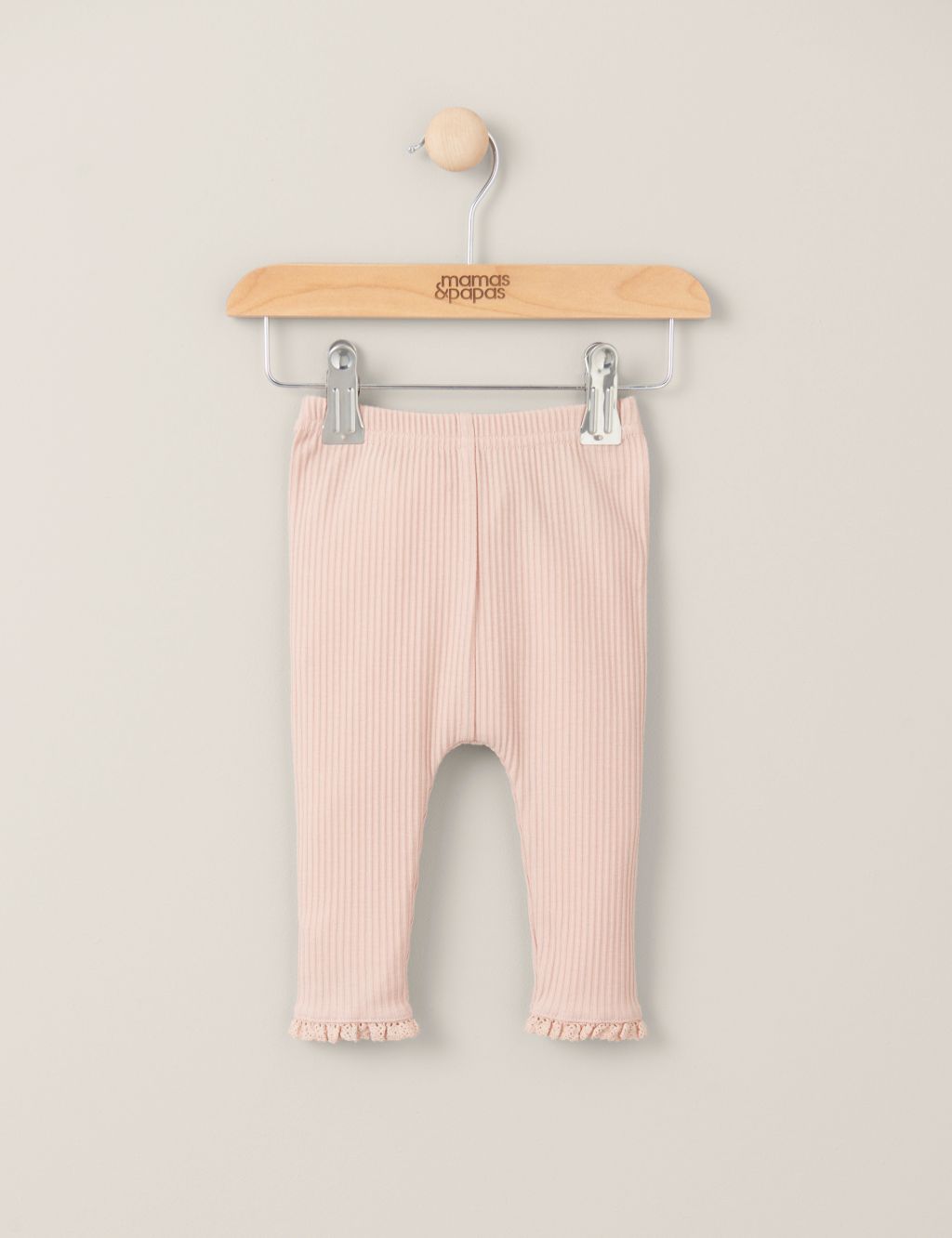 Pure Cotton Ribbed Leggings (0-36 Mths)