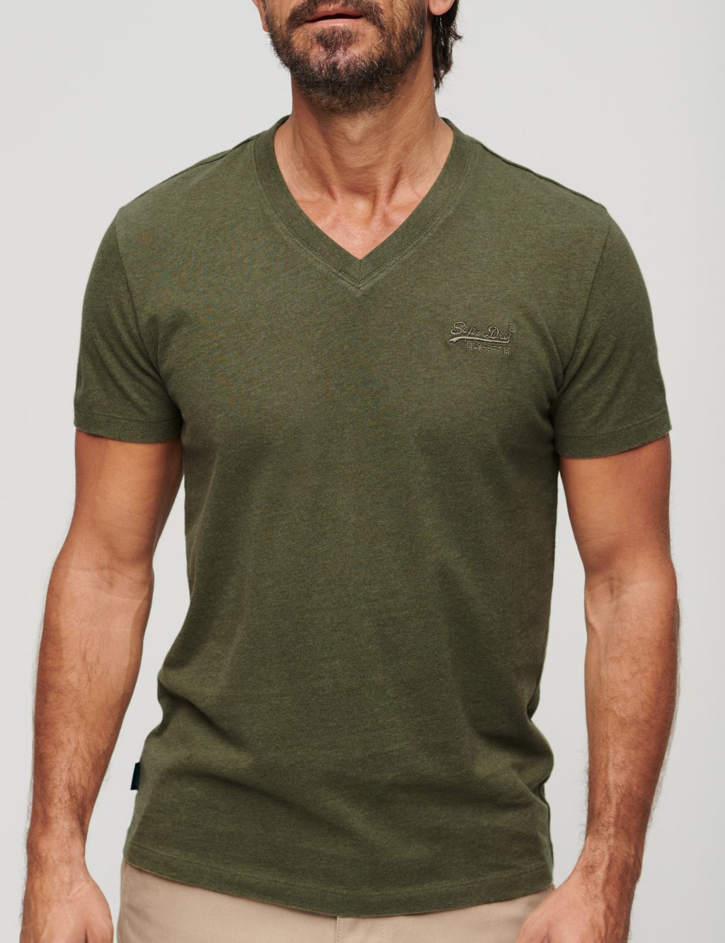 Organic Cotton V-Neck T-Shirt image 4