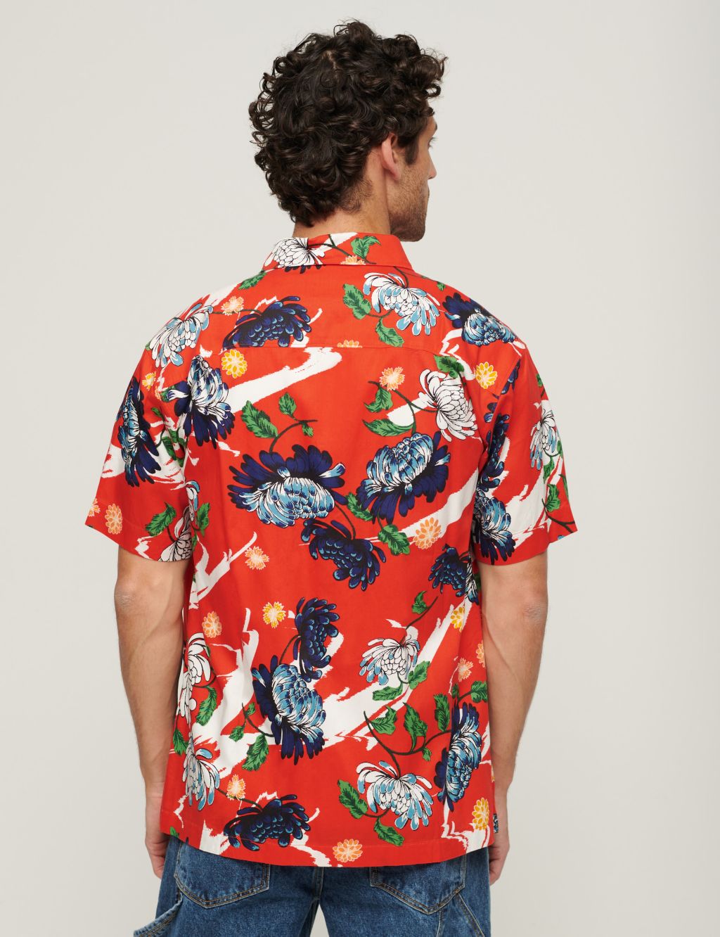 Cotton Blend Hawaiian Shirt image 3