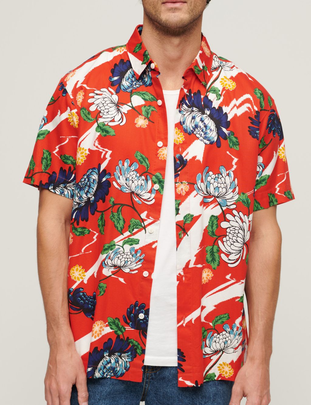 Cotton Blend Hawaiian Shirt image 4
