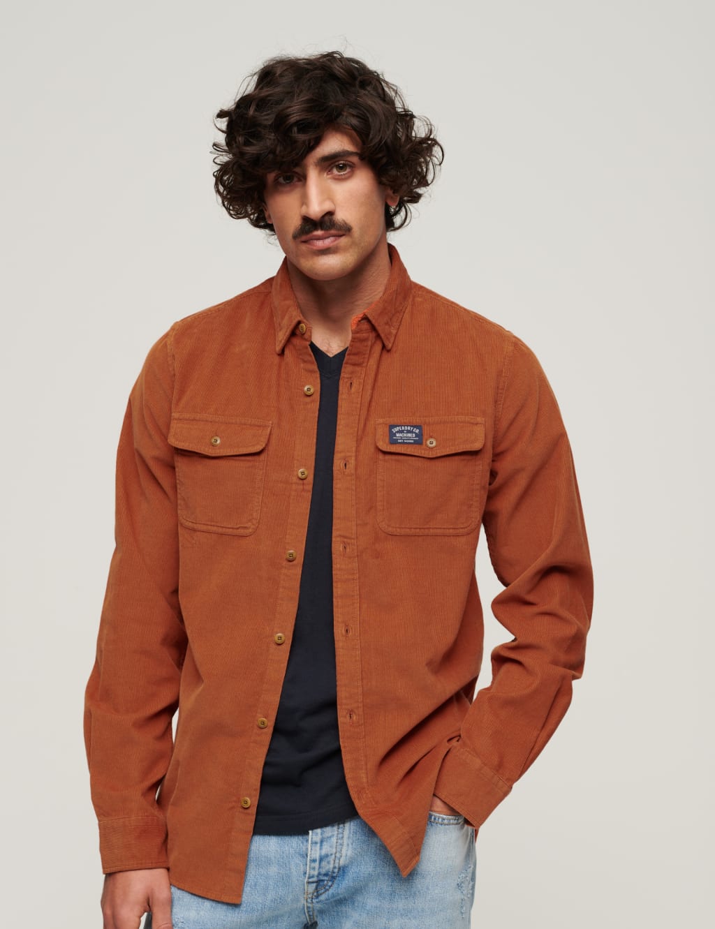 Mens orange formal shirt discount