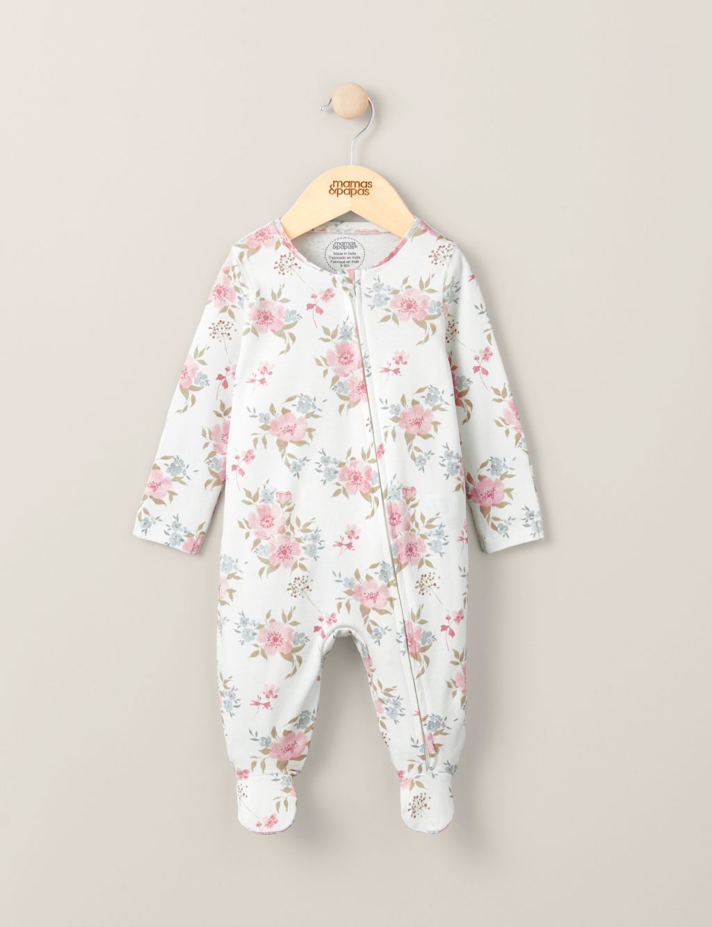 Pure Cotton Floral All In One (7lbs-12 Mths)