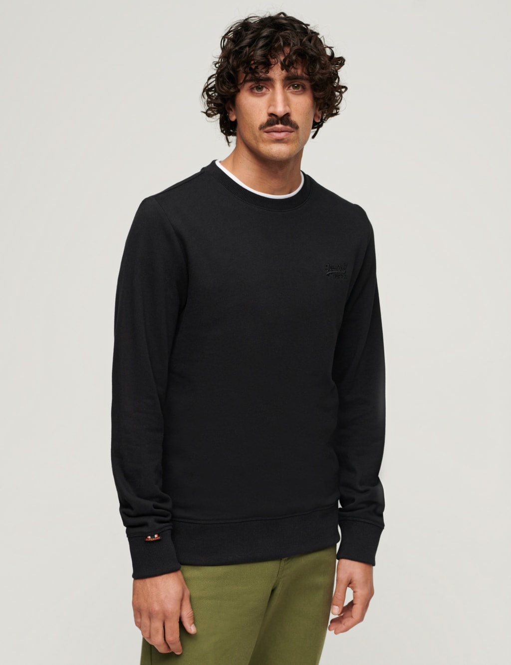 Pure Cotton Crew Neck Jumper