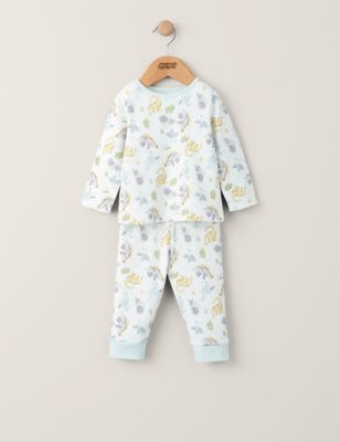 Mamas & Papas Boy's Pure Cotton Dinosaur Pyjamas (6 Mths-3 Yrss) - 9-12M - Multi, Multi