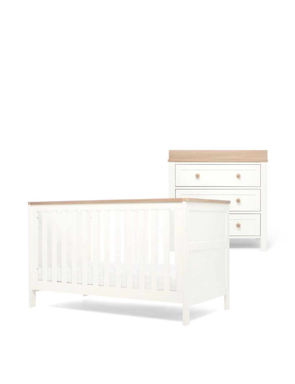 Wedmore 2 Piece Cotbed Set with Dresser image 1