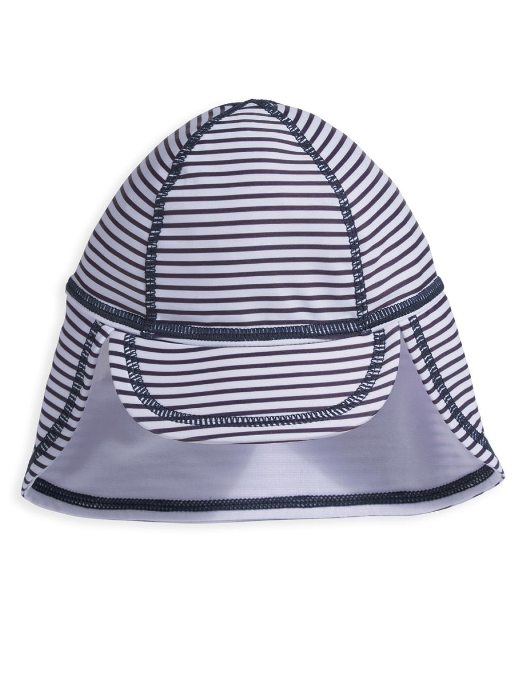 Kids' Striped Swim Hat (0-3 Yrs)