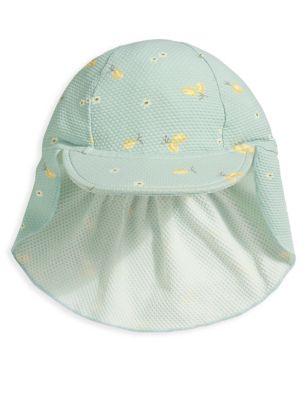 Mamas & Papas Girl's Kid's Lemon Sun Hat (0-3 Yrs) - 6-12M - Green, Green