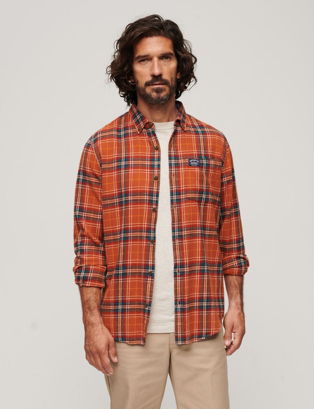 Organic Cotton Check Flannel Shirt