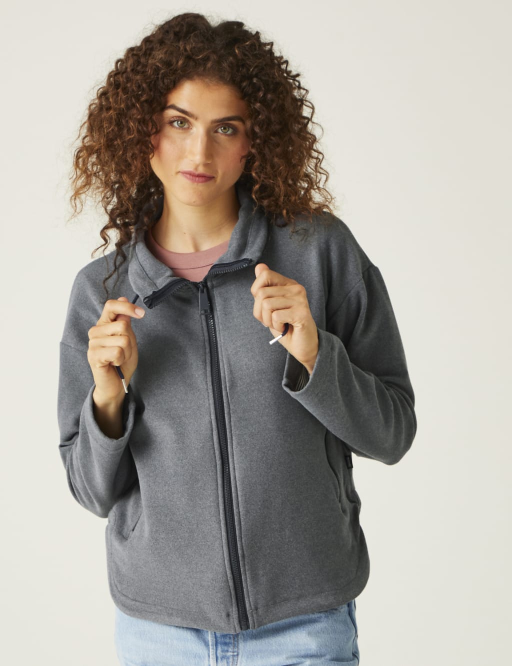 Ladies Plus Size Fleece Jackets