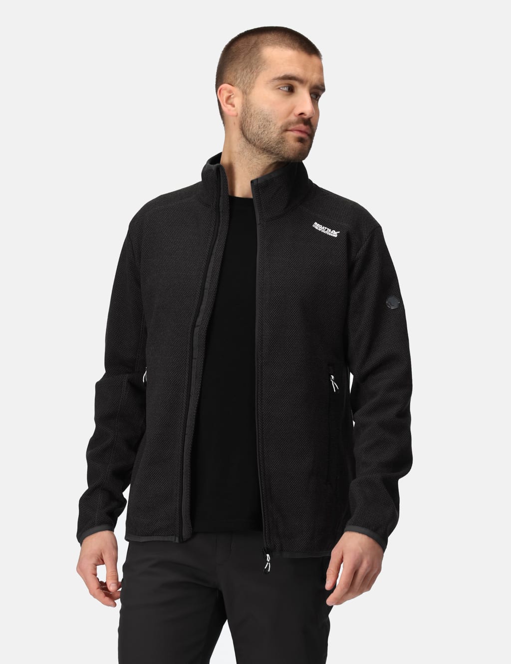 Mens fleece jacket marks and spencer sales