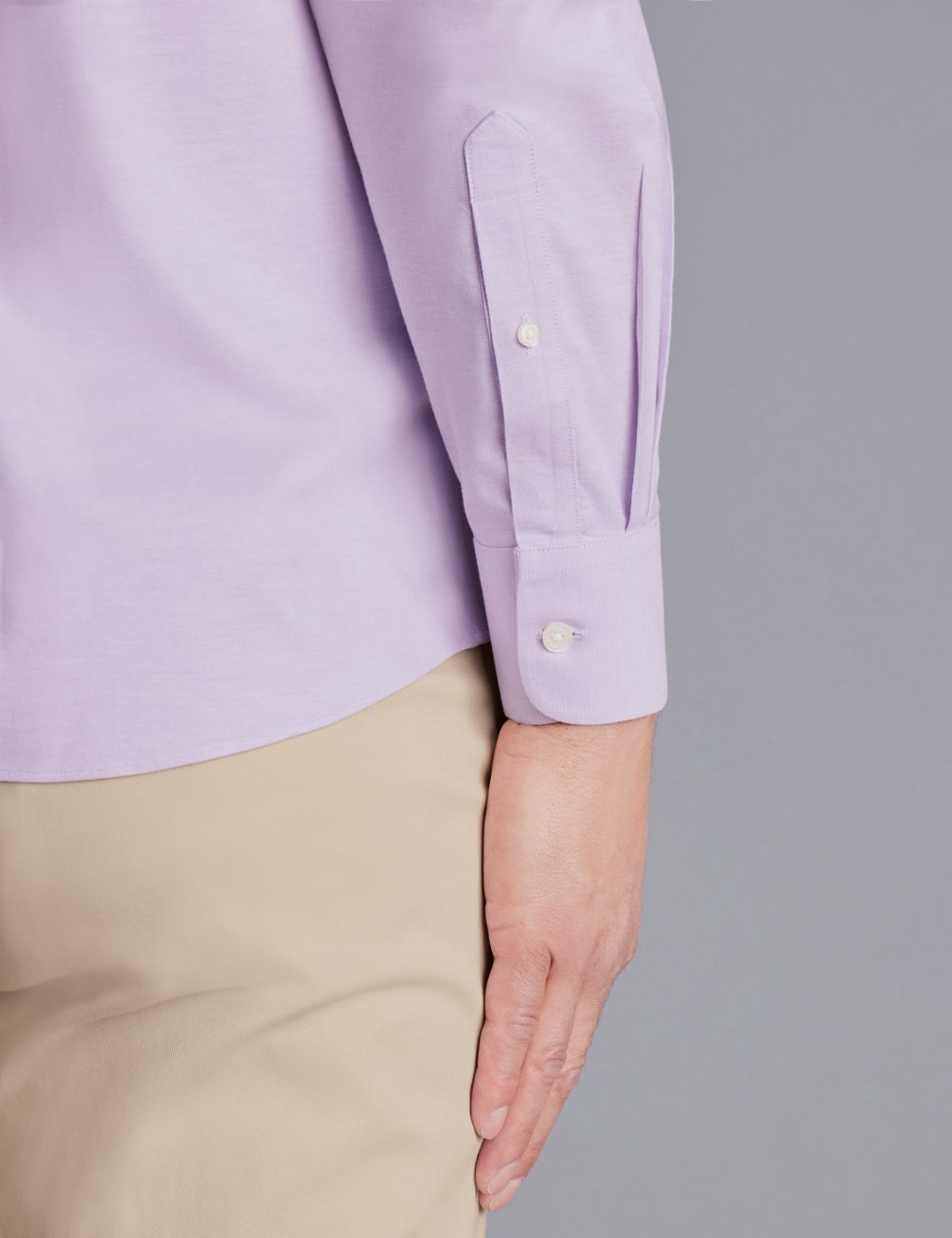 Slim Fit Non Iron Cotton Rich Oxford Shirt image 4