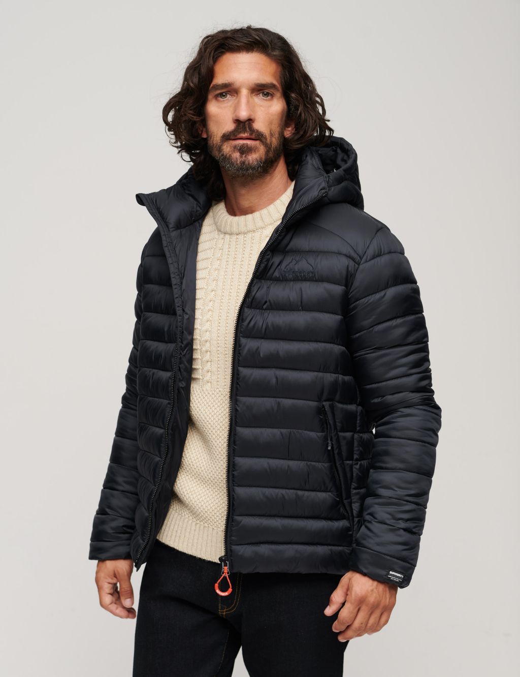 Quilted Padded Hooded Puffer Jacket