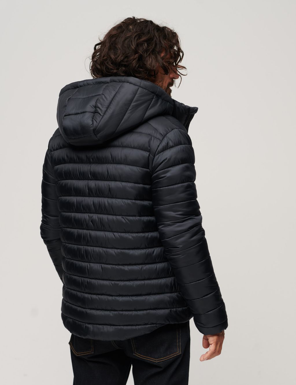Quilted Padded Hooded Puffer Jacket image 4